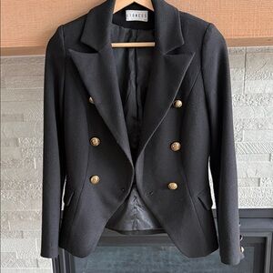 Lioness Blazer with Gold Button